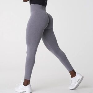 Grey seamless NVGTN leggings size medium